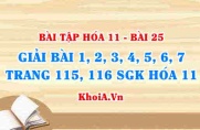 Bài tập ANKAN: Giải bài 1, 2, 3, 4, 5, 6, 7 trang 115, 116 SGK Hóa 11...